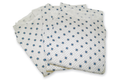 Representative example; sold item: 54X42 55/45 LIGHT TWILL PRINTED PATIENT GOWN (GRAY SNOWFLAK)