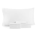 Representative example; sold item: 44x40 T250 SATIN STRIPE WHITE PILLOWCASE - 6 DOZ/BOX
