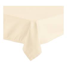 Representative example; sold item: 90X90 SPUN POLY WHITE TABLE COVER