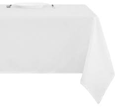85X85 SPUN POLY WHITE TABLE COVER