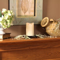 3.5" x 6.5" Ivory Wax Bluetooth Candle with 3D Moving Flame