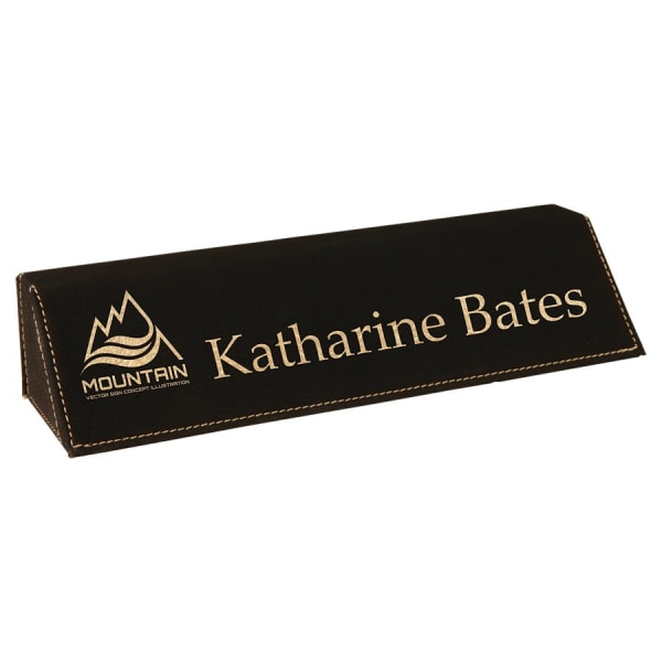 Leatherette Desk Wedge — 8 in