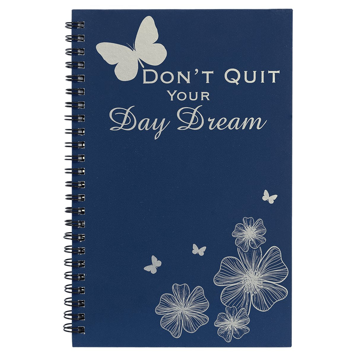 Lazerburst Spiral Notebook - Lasers to Silver — 8 1/2" x 11"