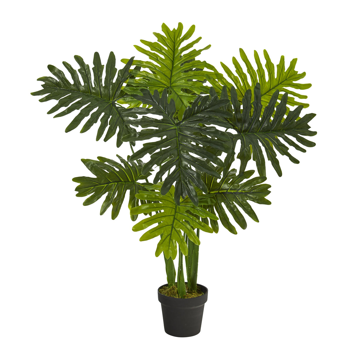 40" Philodendron Artificial Plant (Real Touch) by Nearly Natural