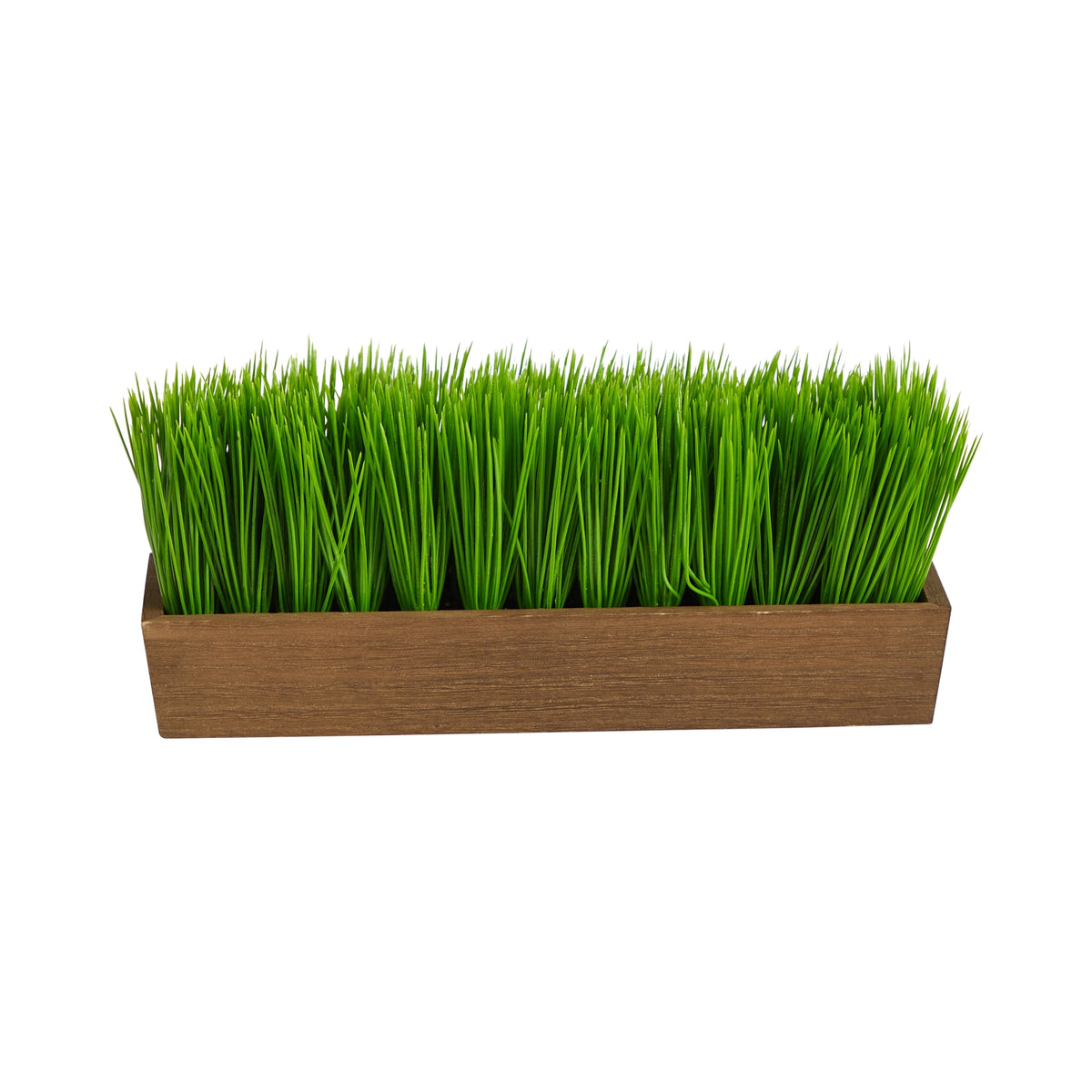 12" Grass Artificial Plant in Decorative Planter by Nearly Natural