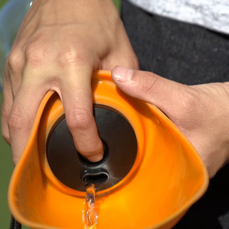 Fold-A-Bowl Portable Pet Water Bottle & Bowl