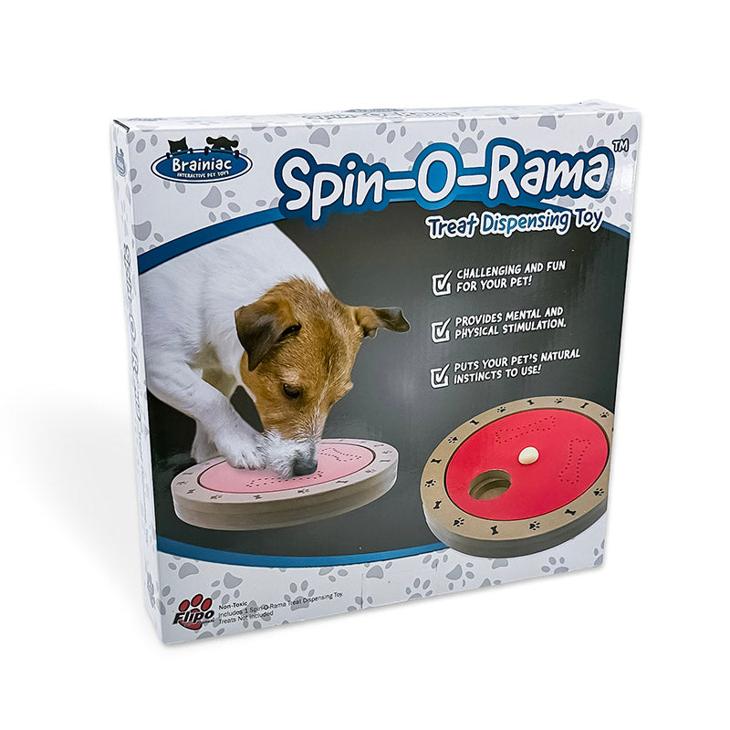 Brainiac Spin-O-Rama™ Treat Dispensing Pet Toy