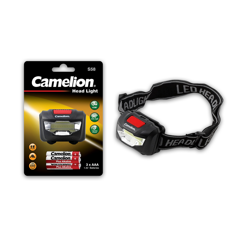 Camelion S58 120-Lumen COB LED Head Lamp