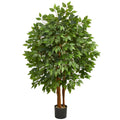 4' Super Deluxe Artificial Ficus Tree by Nearly Natural