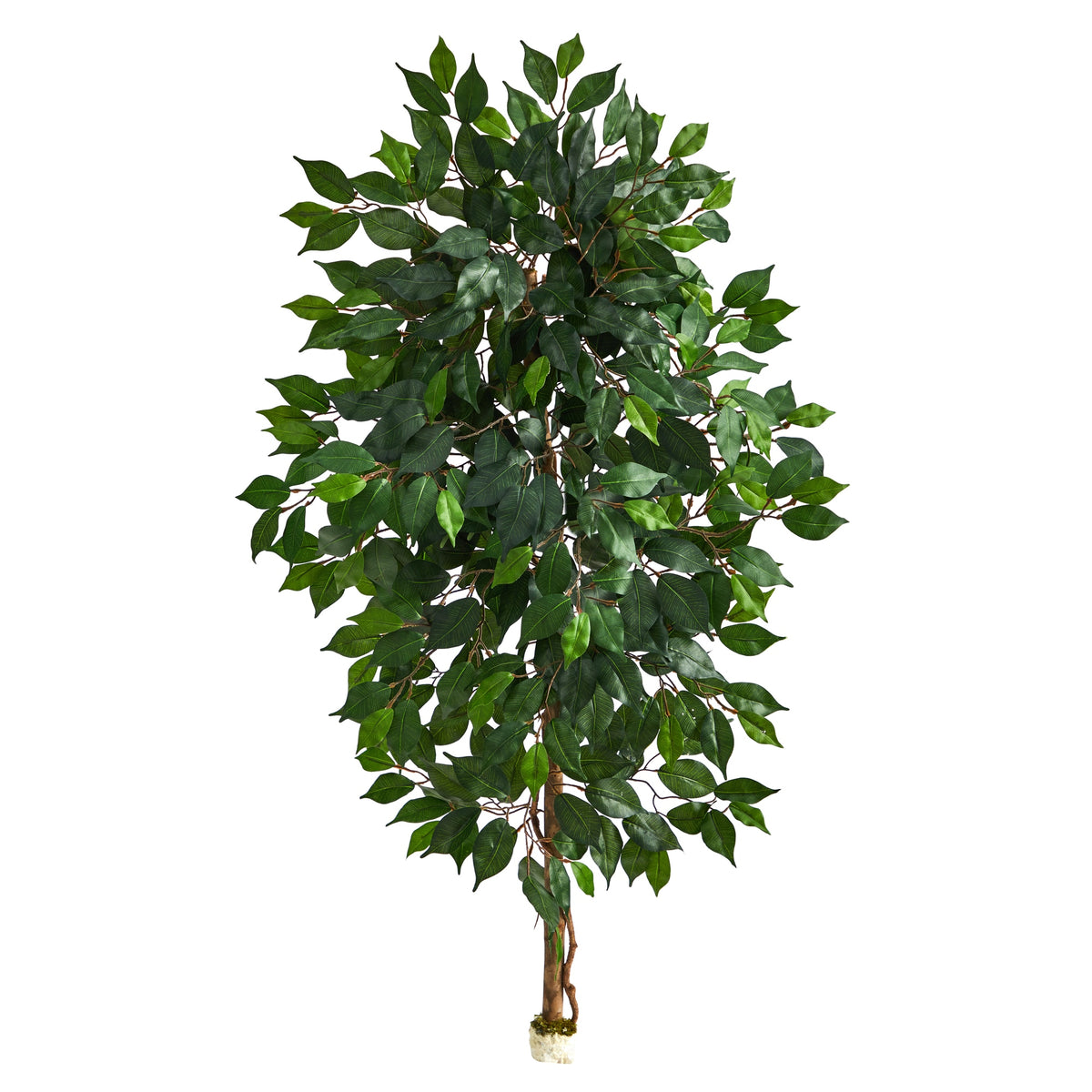 4' Single Ficus Artificial Tree (No Pot) by Nearly Natural