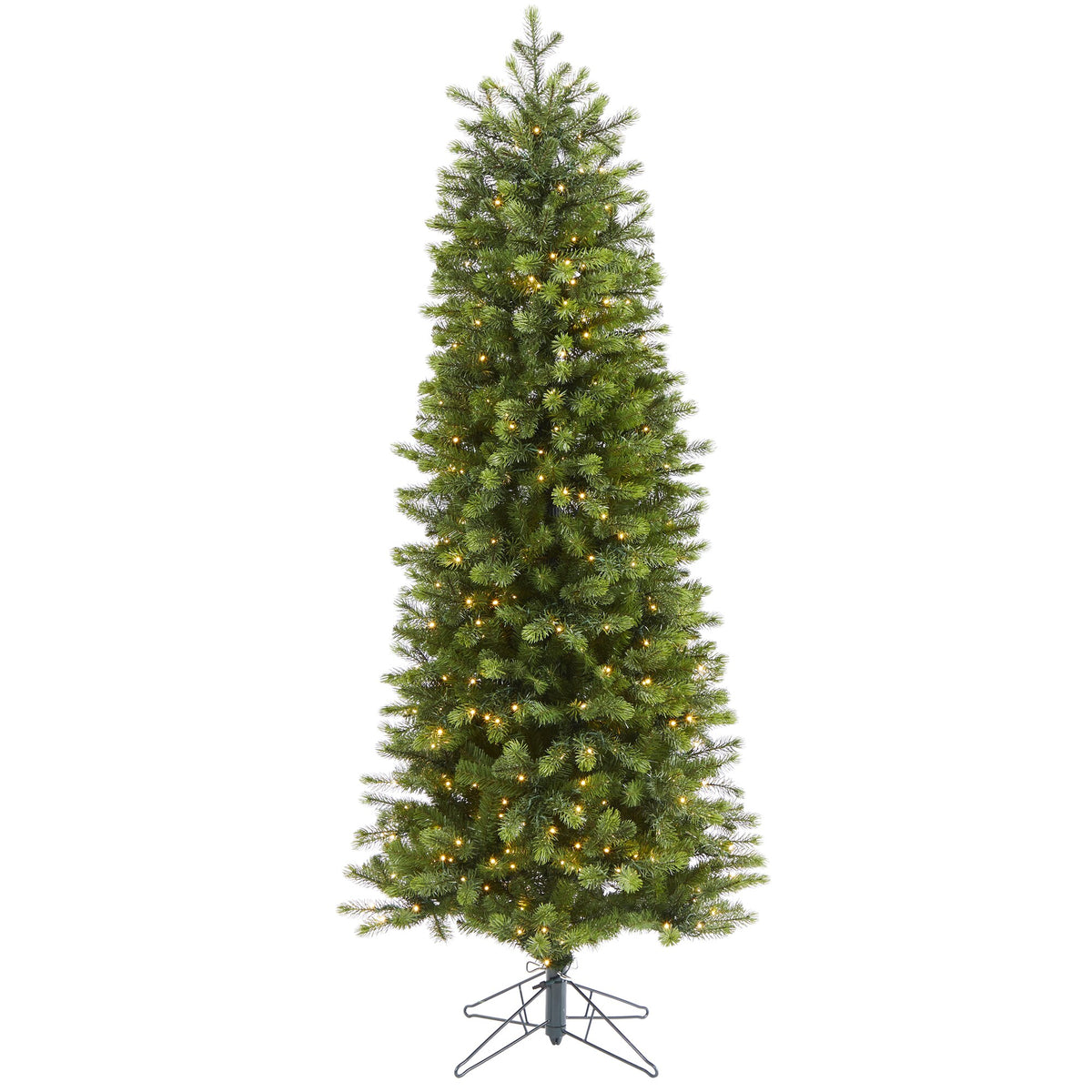 6.5' Colorado Spruce Xmas Tree w/450 LED MF/M/RC/IC 918 Tip by Nearly Natural