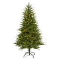 5' Wisconsin Fir Xmas Tree 250 LED Lights and 578 Tips by Nearly Natural