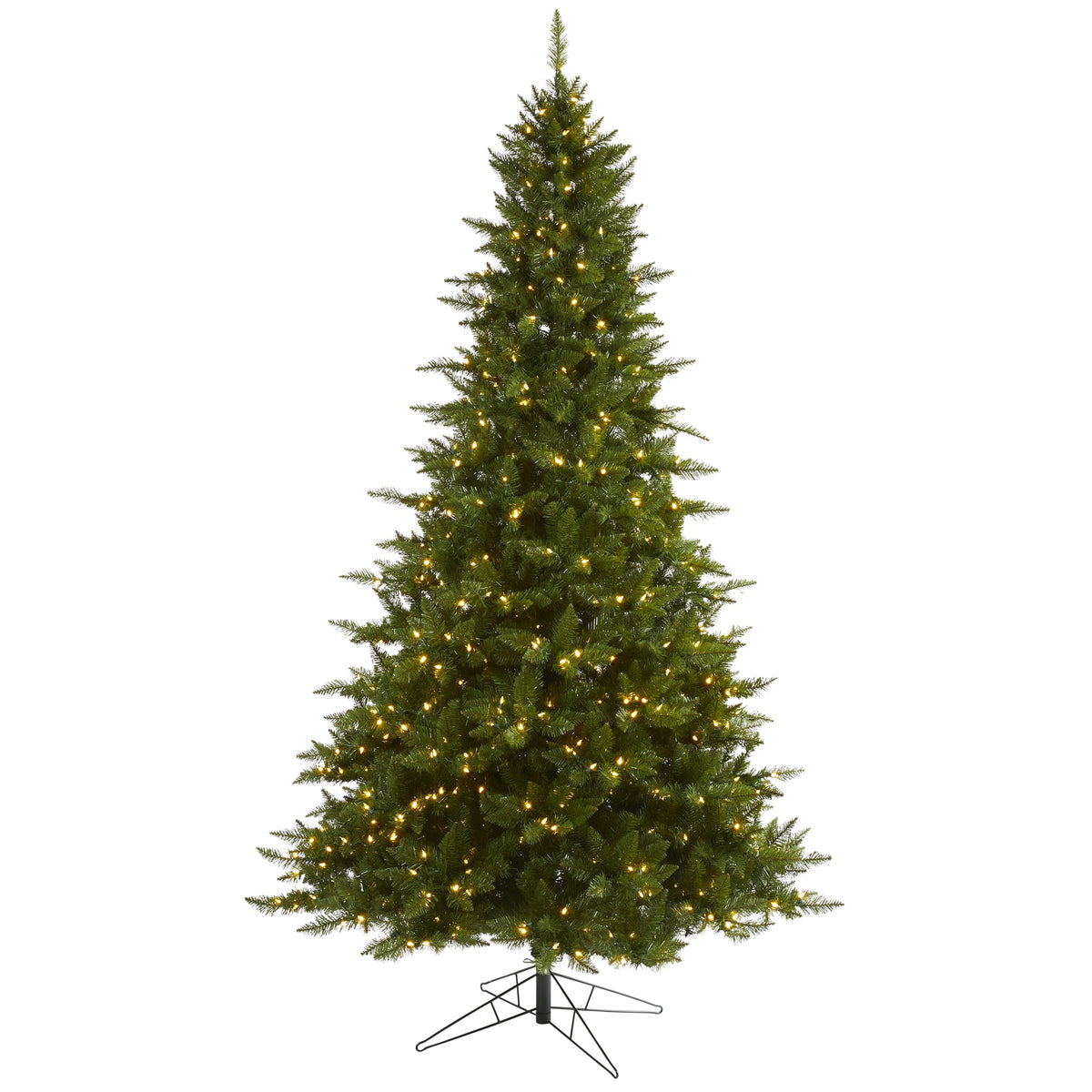 9' Vermont Spruce Xmas Tree w/850 MF/IC LEDs & 1984 Tips by Nearly Natural