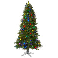 6.5' Montana Fir Xmas Tree w/450 MC/IC LED & 45 Blb 1042 TiP by Nearly Natural