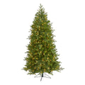 6' Vienna Fir Xmas Tree w/400 Clear Lights and 843 Tips by Nearly Natural