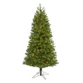 6.5' Vancouver Spruce Xmas Tree w/250 Lights and 803 Tips by Nearly Natural