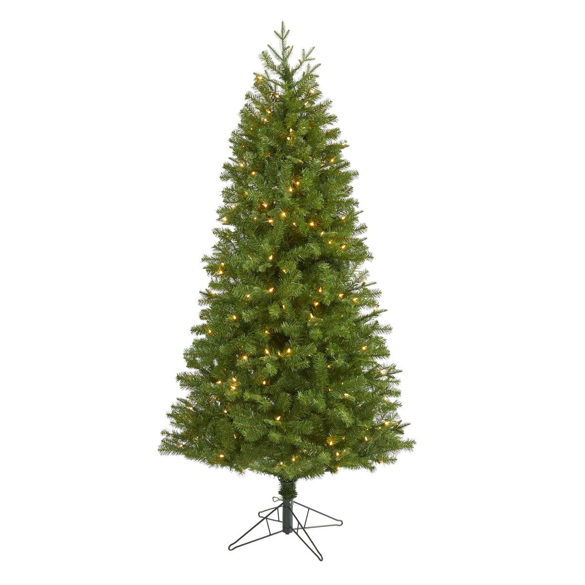 6.5' Vancouver Spruce Xmas Tree w/250 Lights and 803 Tips by Nearly Natural