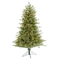 5' New Hampshire Spruce Xmas Tree w/300 Lights and 618 Tips by Nearly Natural