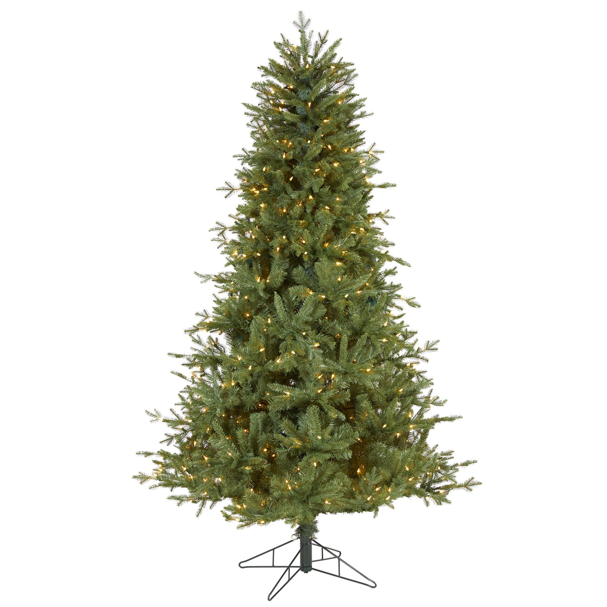 6.5' New Hampshire Spruce Xmas Tree w/500 and 1074 Tips by Nearly Natural
