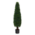4' Boxwood Topiary Tree UV Resistant (Indoor/Outdoor) by Nearly Natural