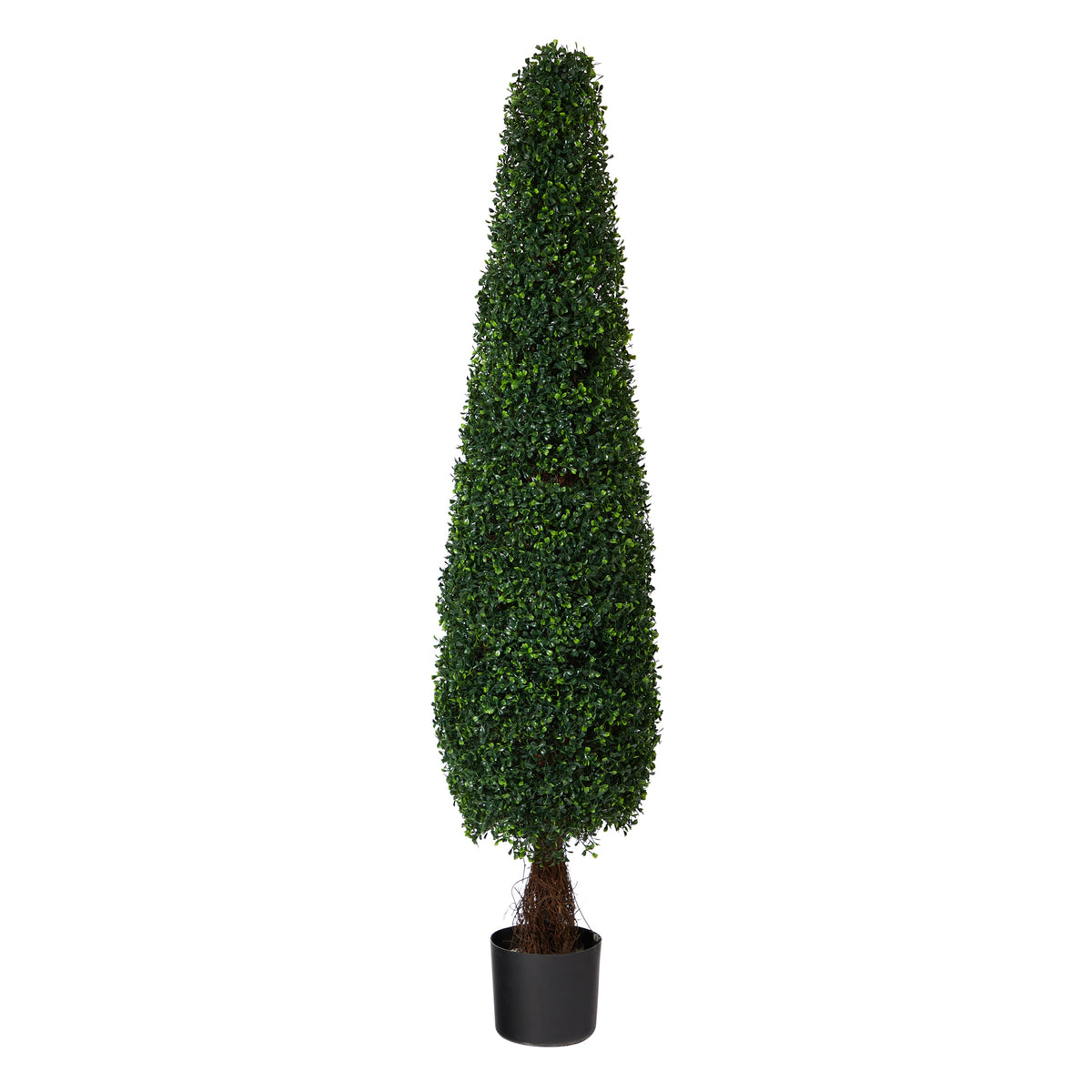 5' Boxwood Topiary Tree UV Resistant (Indoor/Outdoor) by Nearly Natural