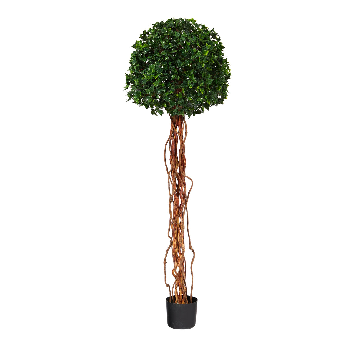 5.5' English Ivy Tree w/ Natural Trunk UV (Indoor/Outdoor) by Nearly Natural
