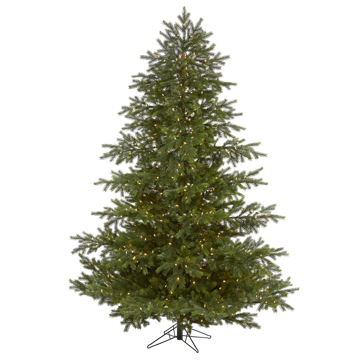 7.5' South Carolina Spruce RT w/650 MF/IT LEDs & 1081 Tips by Nearly Natural