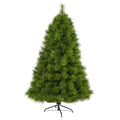 6' Green Scotch Pine Christmas Tree w/300 Clear LED Lights by Nearly Natural