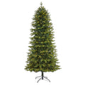 8' Belgium Fir Christmas Tree with 650 Clear LED Lights by Nearly Natural