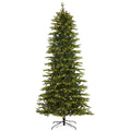 9' Belgium Fir Christmas Tree with 800 Clear LED Lights by Nearly Natural
