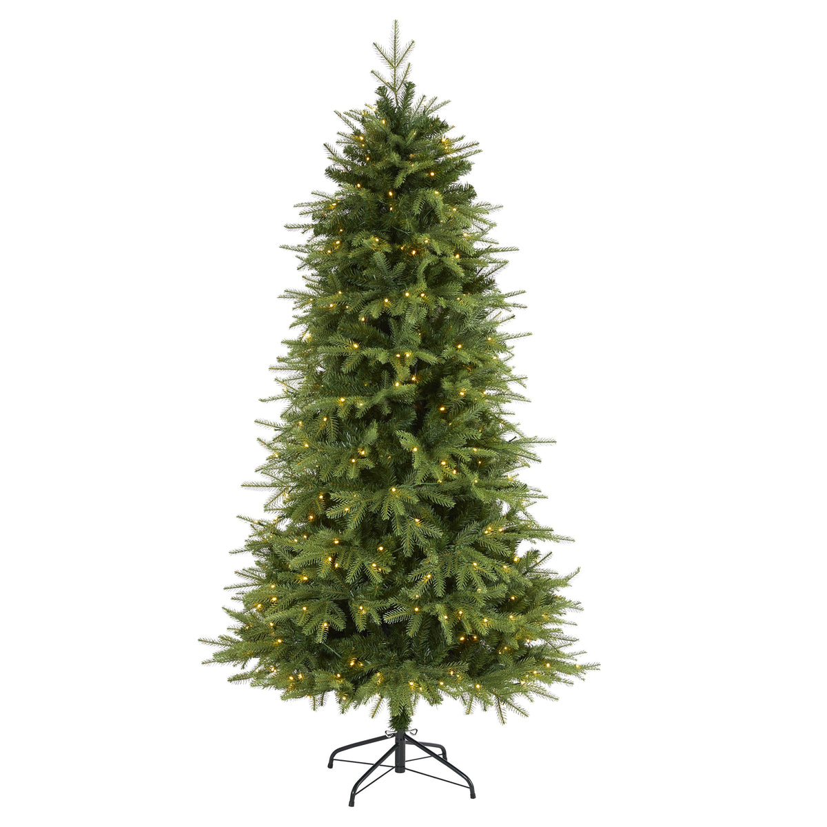 6.5' Vancouver Fir Christmas Tree with 400 LED and 2158 Tips by Nearly Natural