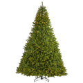 9' Sierra Spruce Christmas Tree with 1000 Clear LED Lights by Nearly Natural