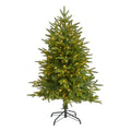 4' Colorado Mountain Christmas Tree 150 LEDs, 750 Tips by Nearly Natural