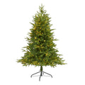 5' Colorado Mountain Christmas Tree 250 LEDs, 1194 Tips by Nearly Natural