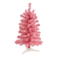 2' Pink Christmas Tree with 35 LED Lights & 72 Tips by Nearly Natural