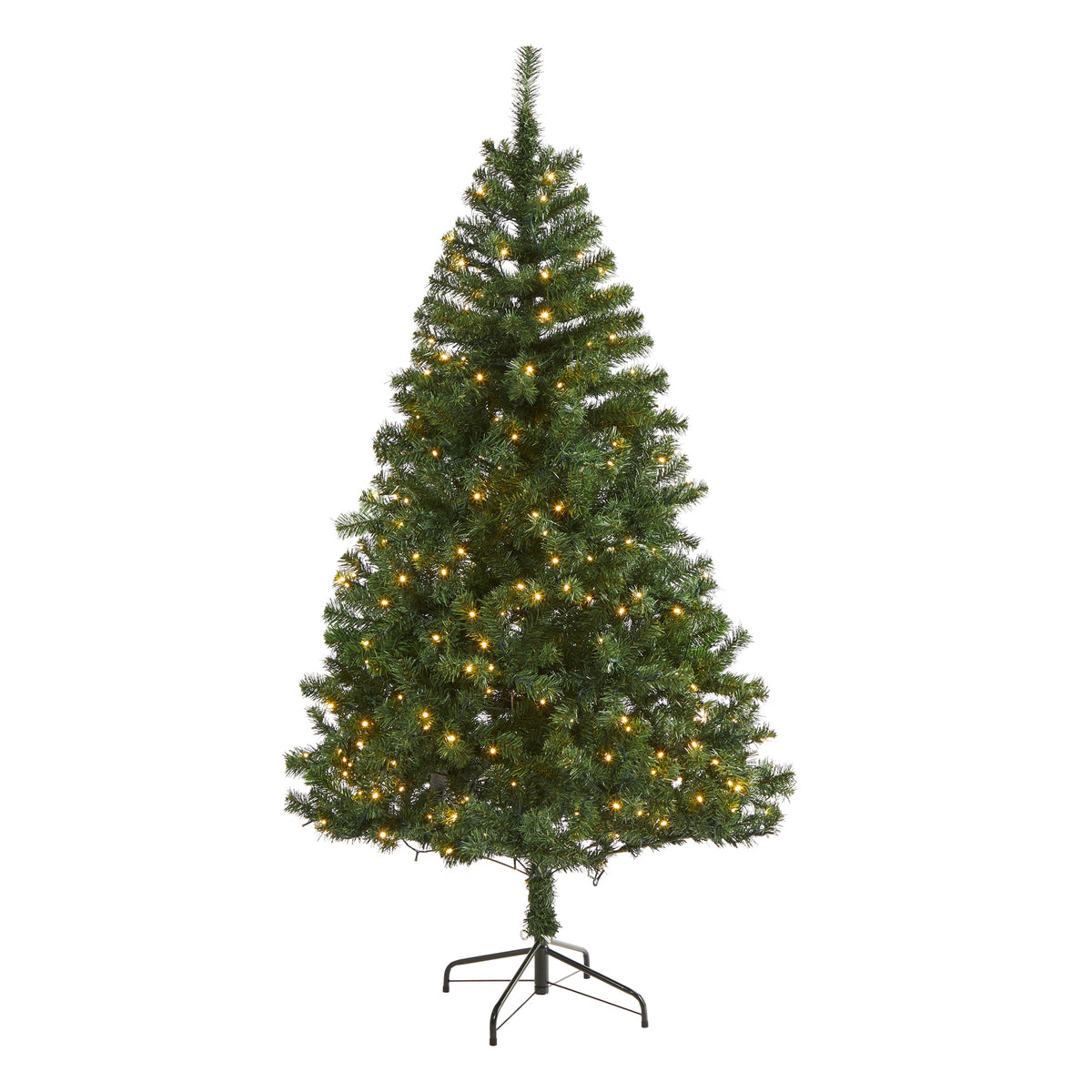 6' Northern Tip Christmas Tree w/250 LED Lights w/680 Tips by Nearly Natural
