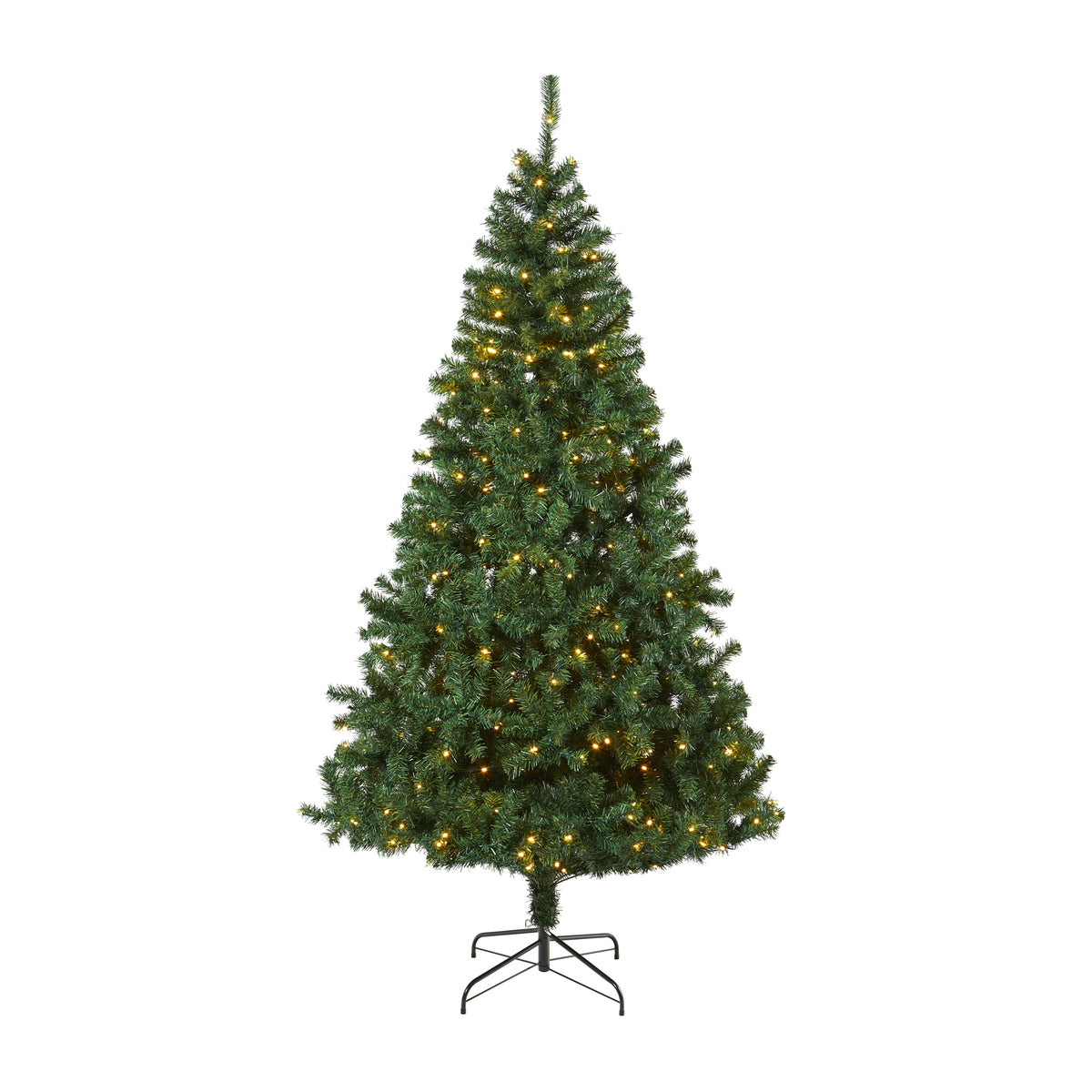 7' Northern Tip Christmas Tree w/350 LEDs and 1000 Tips by Nearly Natural