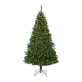 8' Northern Tip Christmas Tree w/450 LEDs and 1500 Tips by Nearly Natural