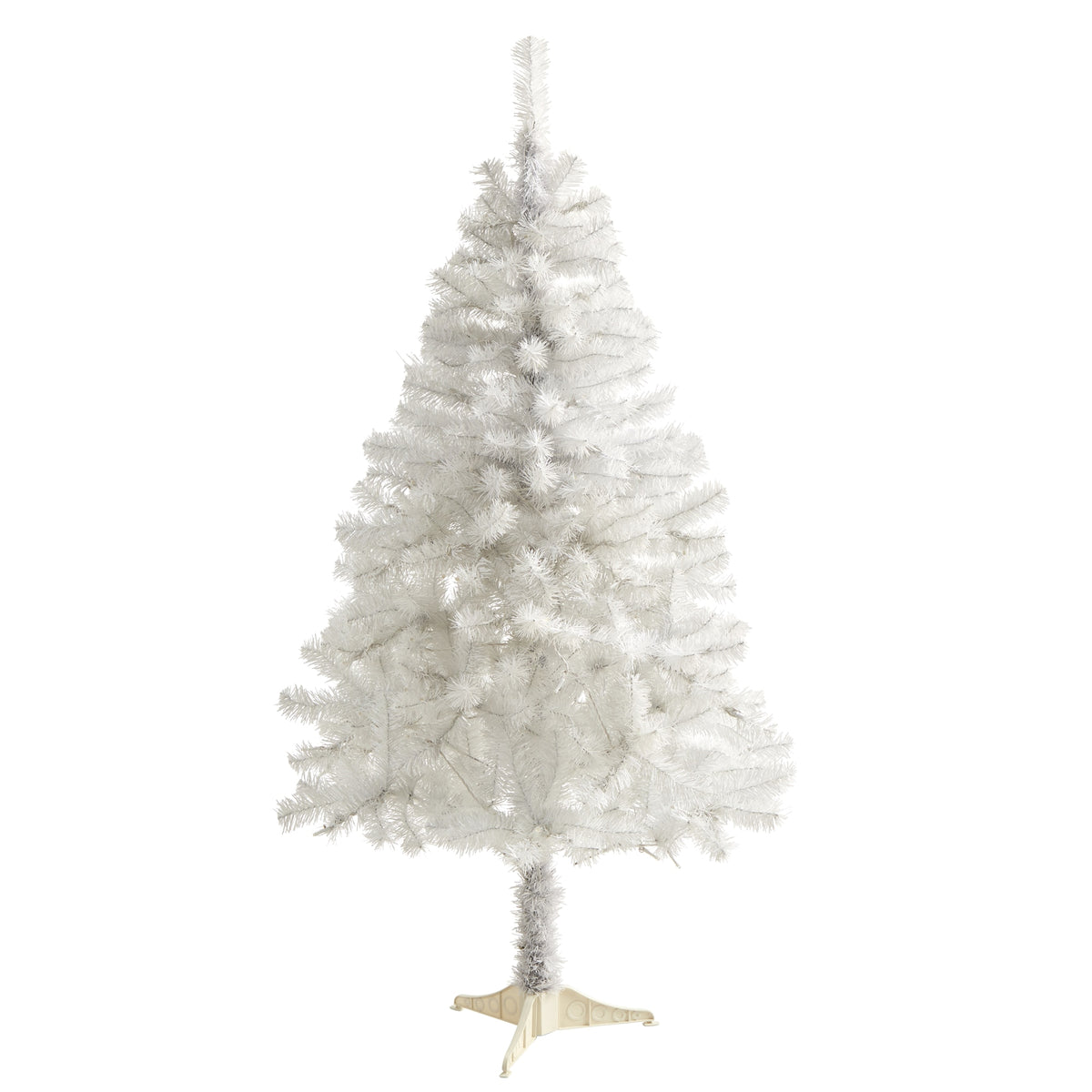 5' White Artificial Christmas Tree with 350 tips by Nearly Natural