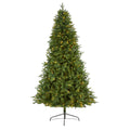 7' New Hampshire Fir Christmas Tree w/450 LED 1682 Tips by Nearly Natural