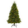 5' Sun Valley Fir Christmas Tree w/200 Clear LED 1650 Tips by Nearly Natural