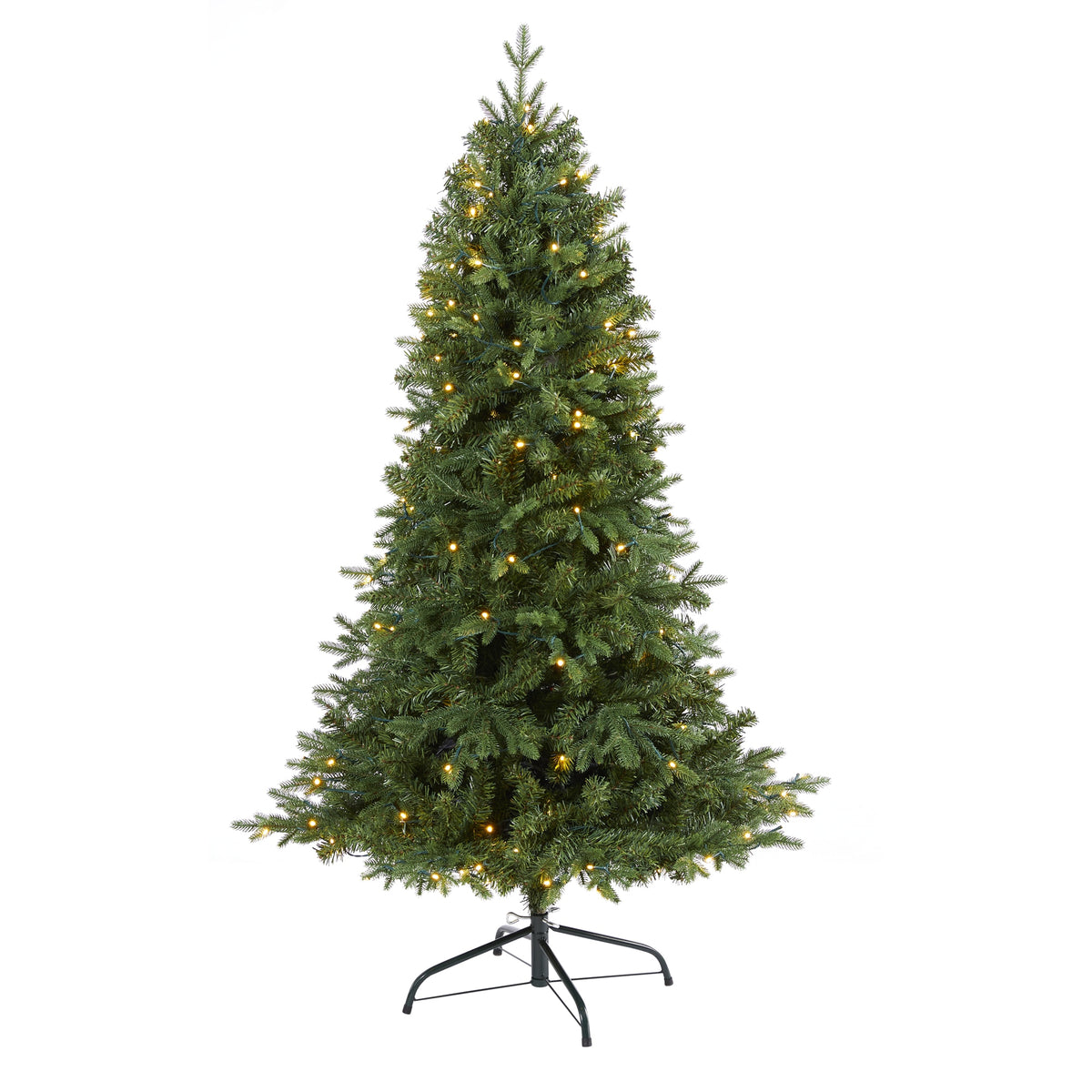 5' Vermont Fir Christmas Tree with 150 Clear LED Lights by Nearly Natural