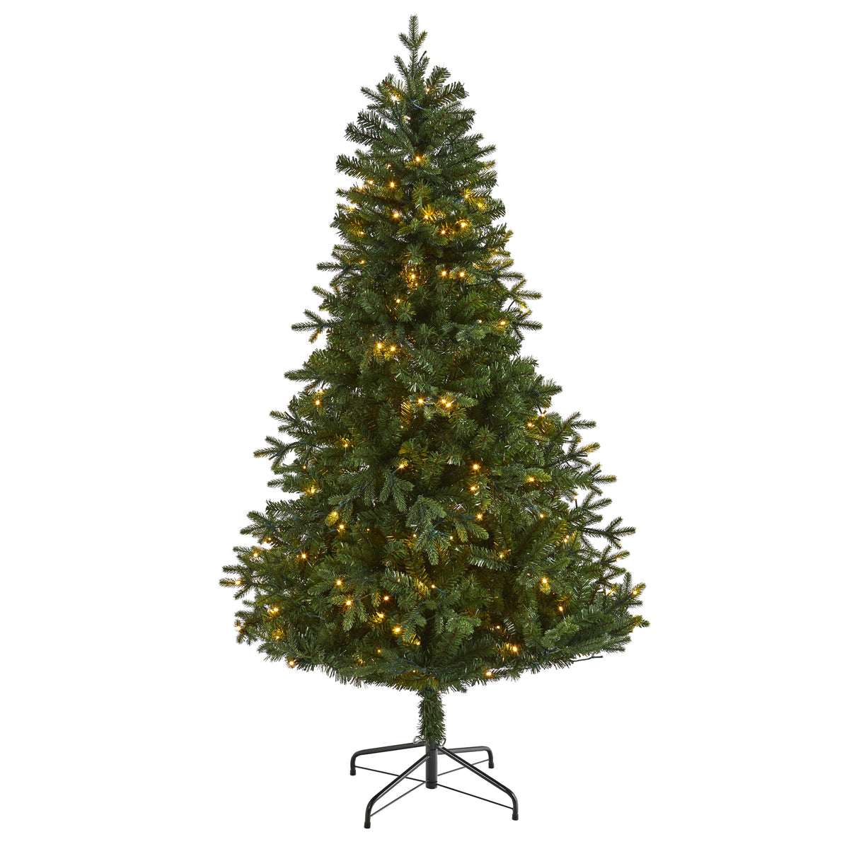 6' Vermont Fir Christmas Tree with 250 Clear LED Lights by Nearly Natural