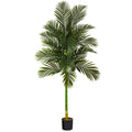 7' Golden Cane Artificial Palm Tree by Nearly Natural