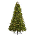 7.5' Washington Fir Xmas Tree w/600 Lights and 1610 Tips by Nearly Natural