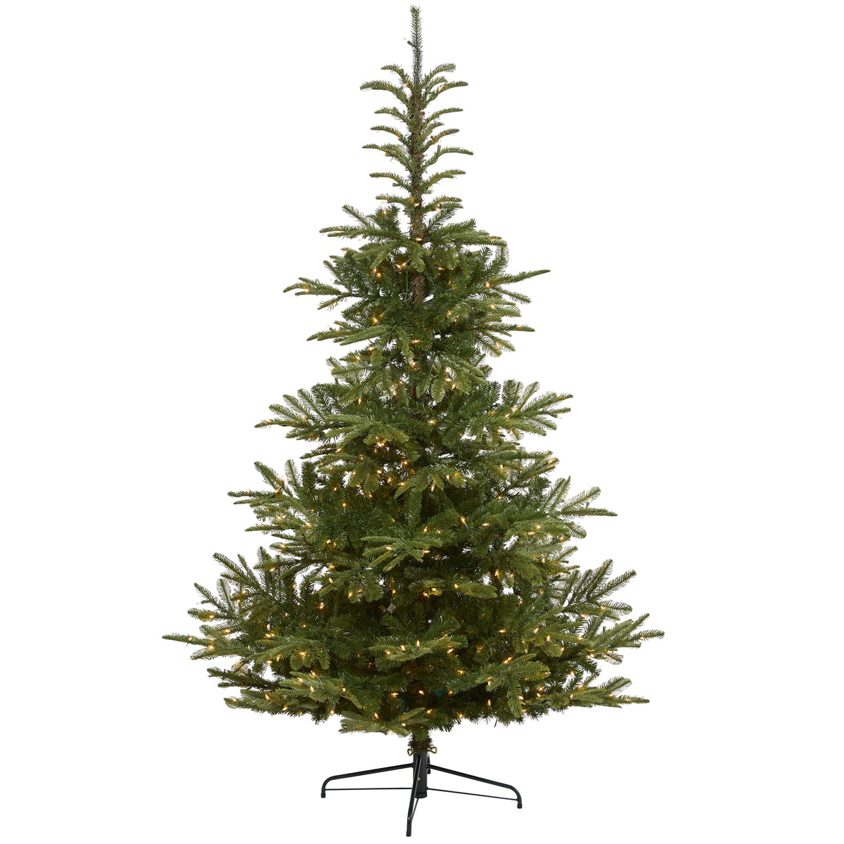 7.5' Washington Spruce Xmas Tree with 550 LEDs & 1325 Tips by Nearly Natural