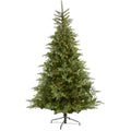 8' North Carolina Spruce Xmas Tree w/650 LEDs & 1303 Tips by Nearly Natural