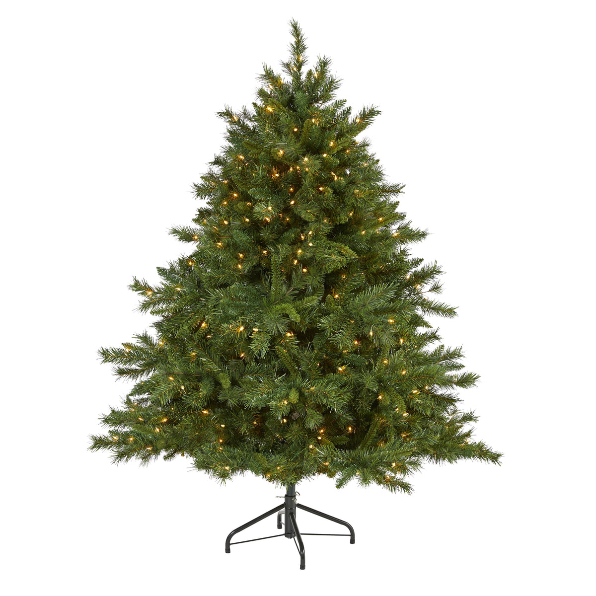 6' Wyoming Pine Christmas Tree w/450 Lights & 1090 Tips by Nearly Natural