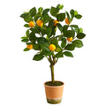 24" Lemon Tree Potted by Nearly Natural