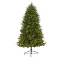 5.5' Washington Fir Xmas Tree w/300 Lights and 672 Tips by Nearly Natural
